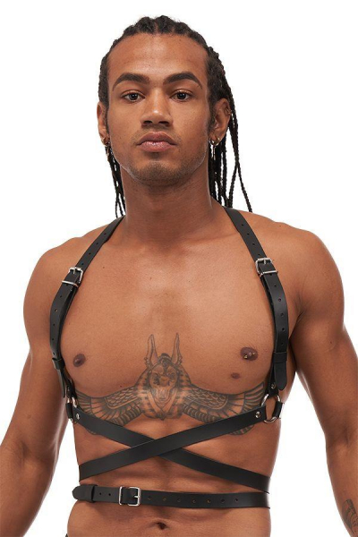 MISTER B - Leather Leg-Harness 