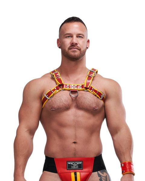 77604100_mister_b_leather_circuit_harness_red_yellow_1.jpg
